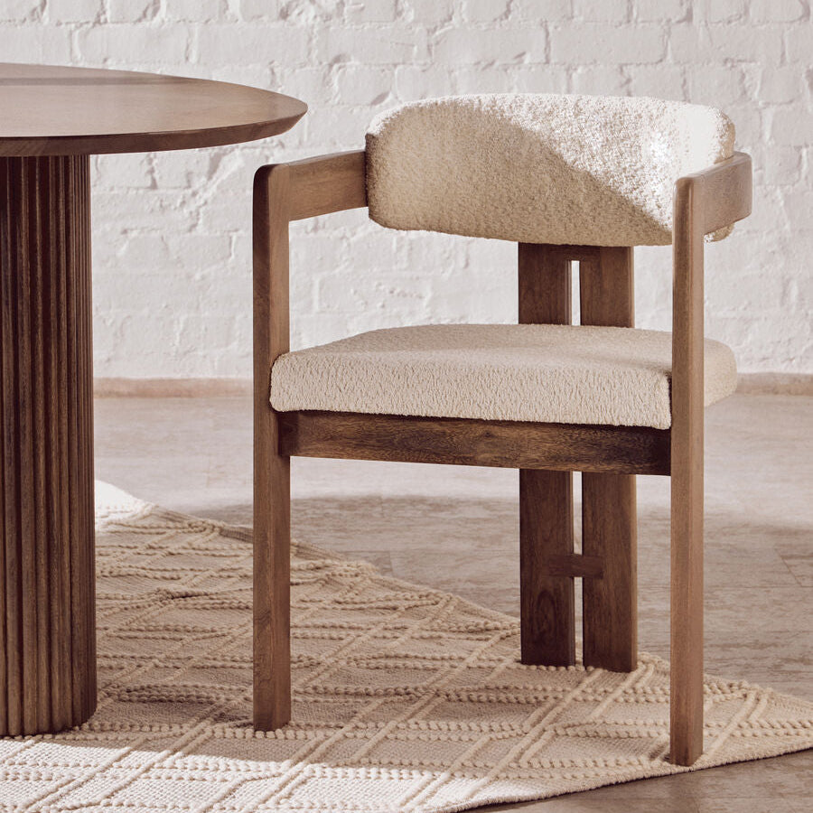 Torello Grey Mango Wood Chair - Image 1