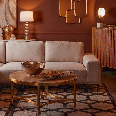 Torcino Two Door Brown Mango Wood Cabinet