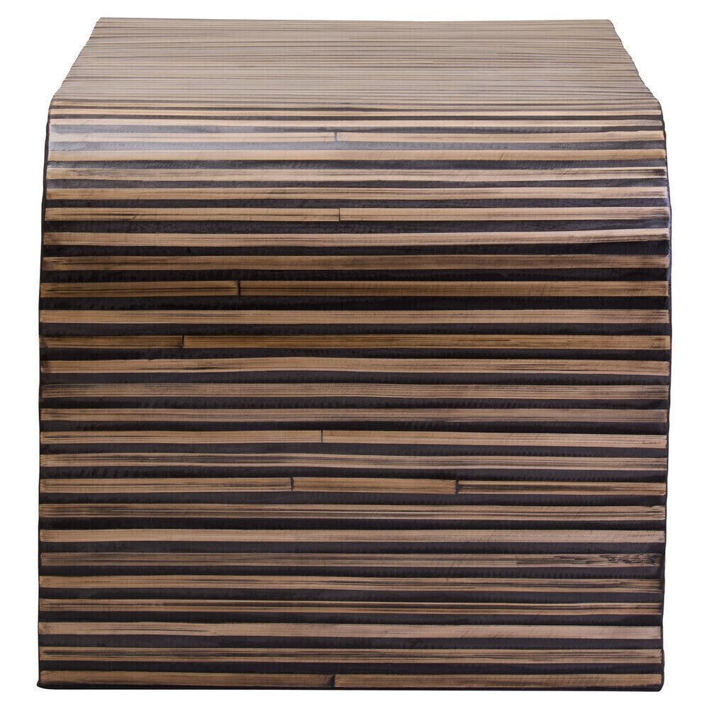 Bambusa Bamboo Inlay Curved Coffee Table