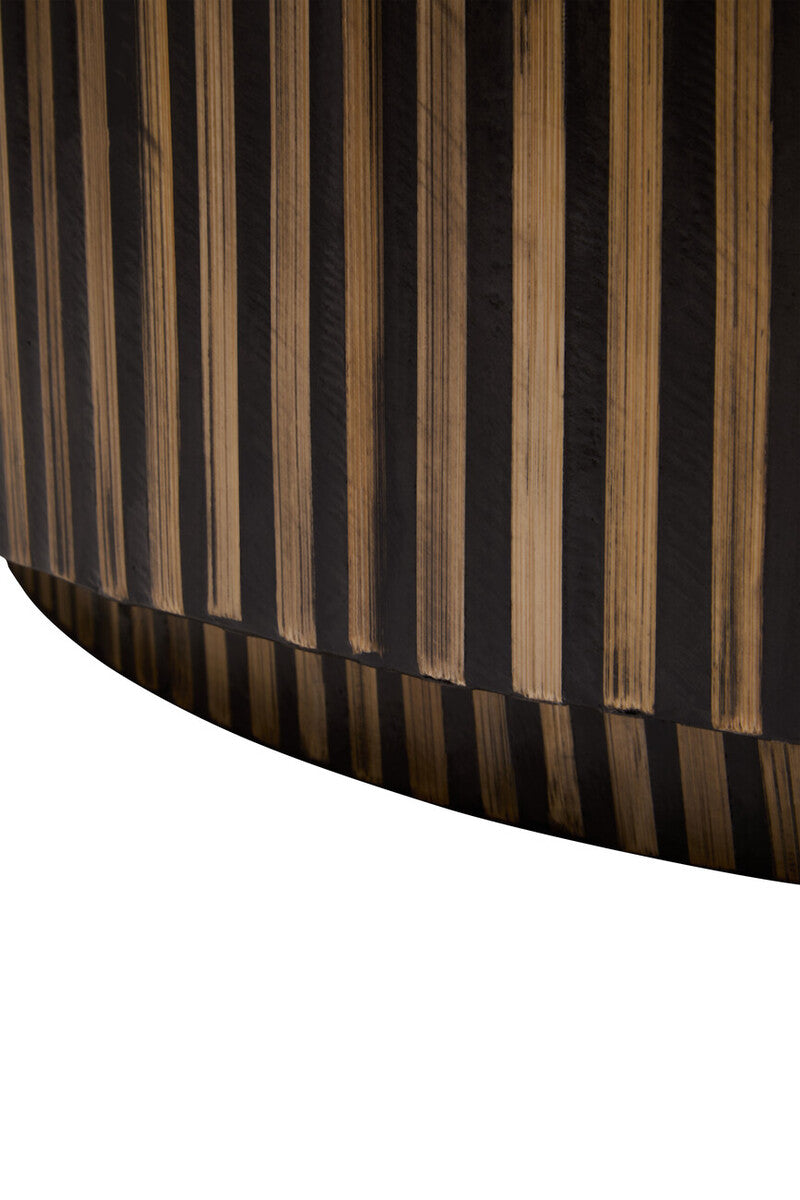 Bambusa Bamboo Inlay Round Coffee Table - Image 11