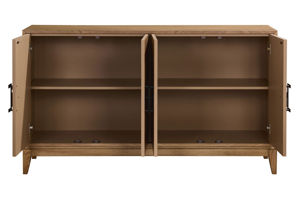 Natural Four Door Sideboard | Dimaro