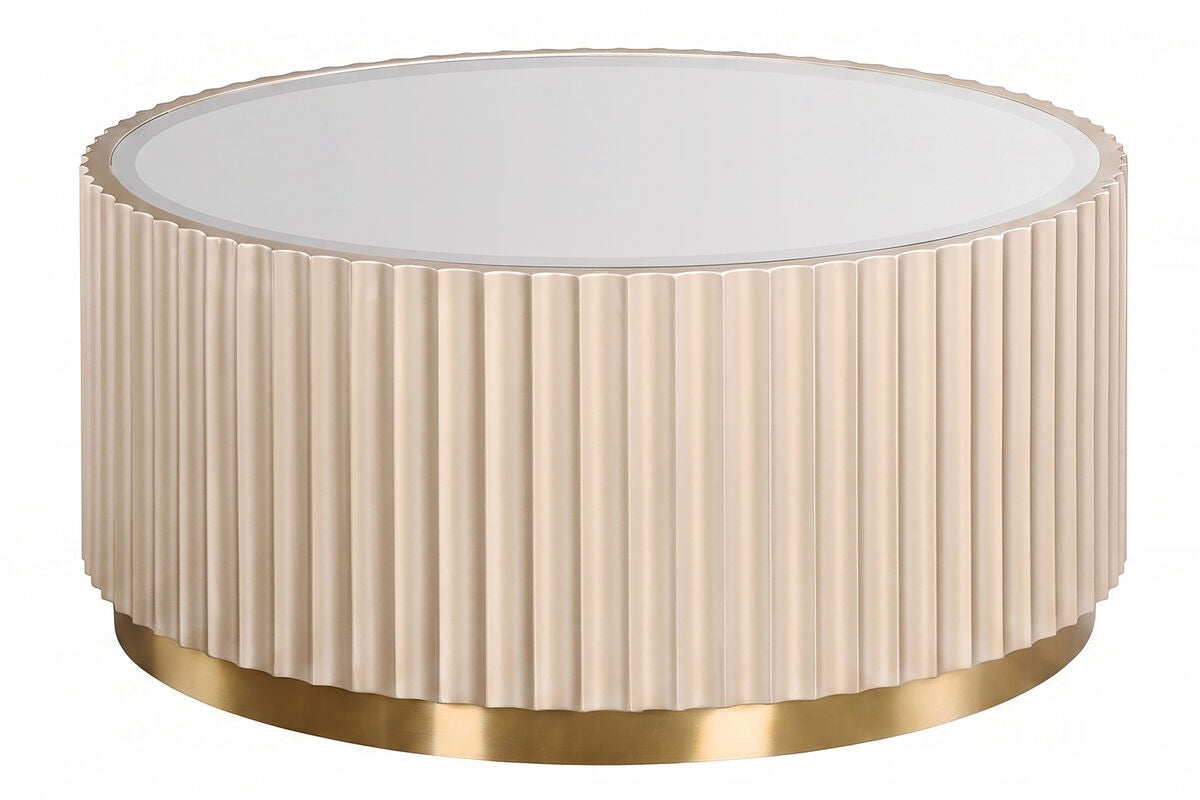 Flute Detail Coffee Table | Dusino