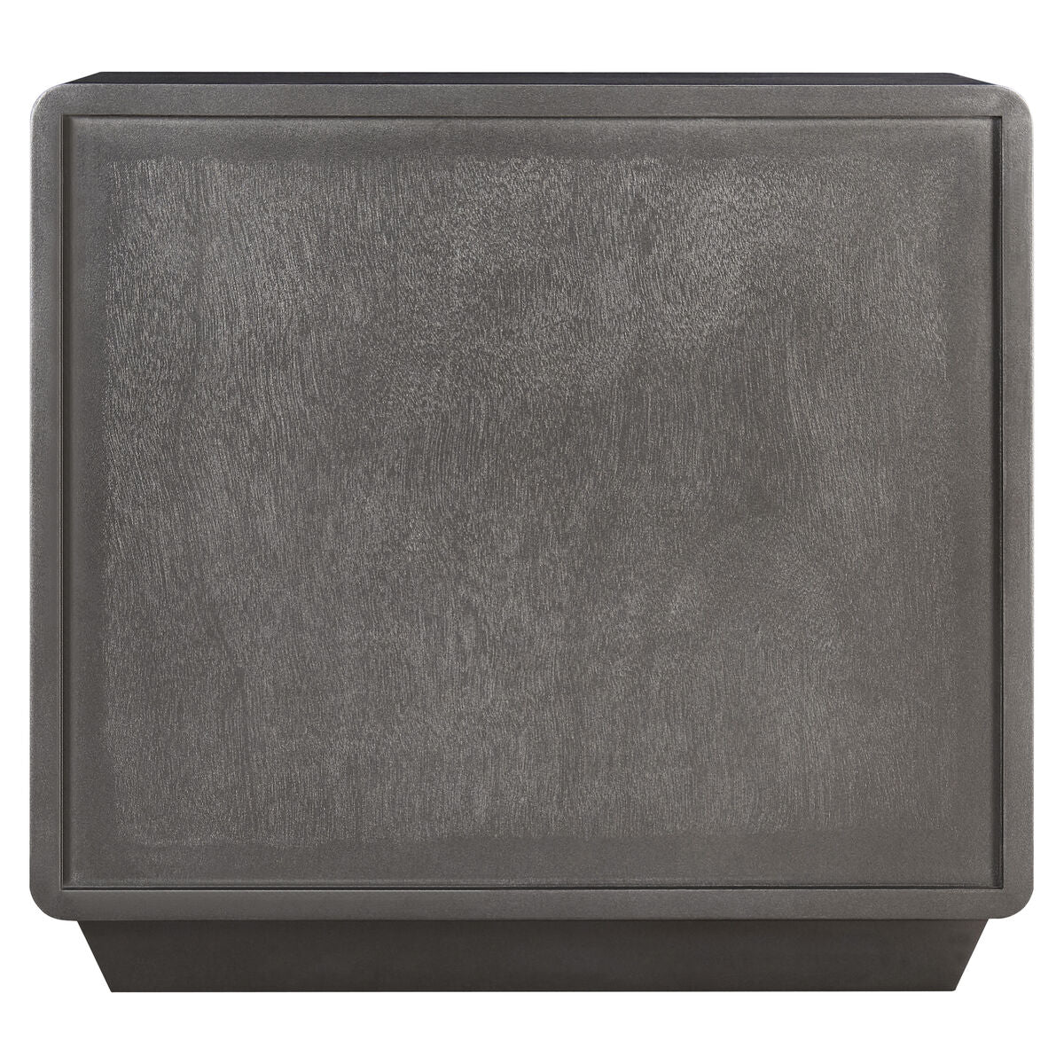 Brown Wood Veneer Finish Two Drawer Bedside Table | Dorsino