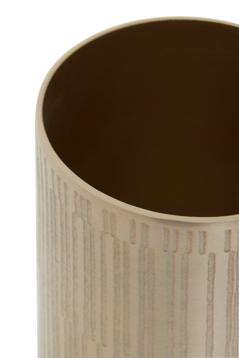 Allegra Champagne Finish Bathroom Jar