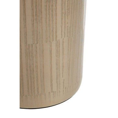Allegra Champagne Finish Bathroom Jar