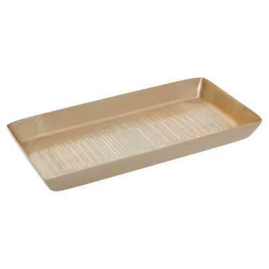 Allegra Champagne Finish Bathroom Tray