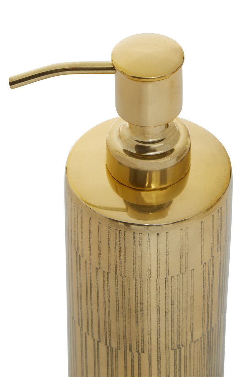 Allegra Metallic Gold Soap Dispenser