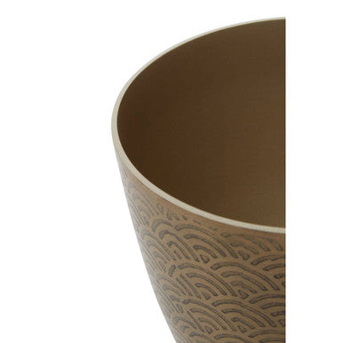 Allegra Aluminium Gold Finish 300ml Bathroom Jar