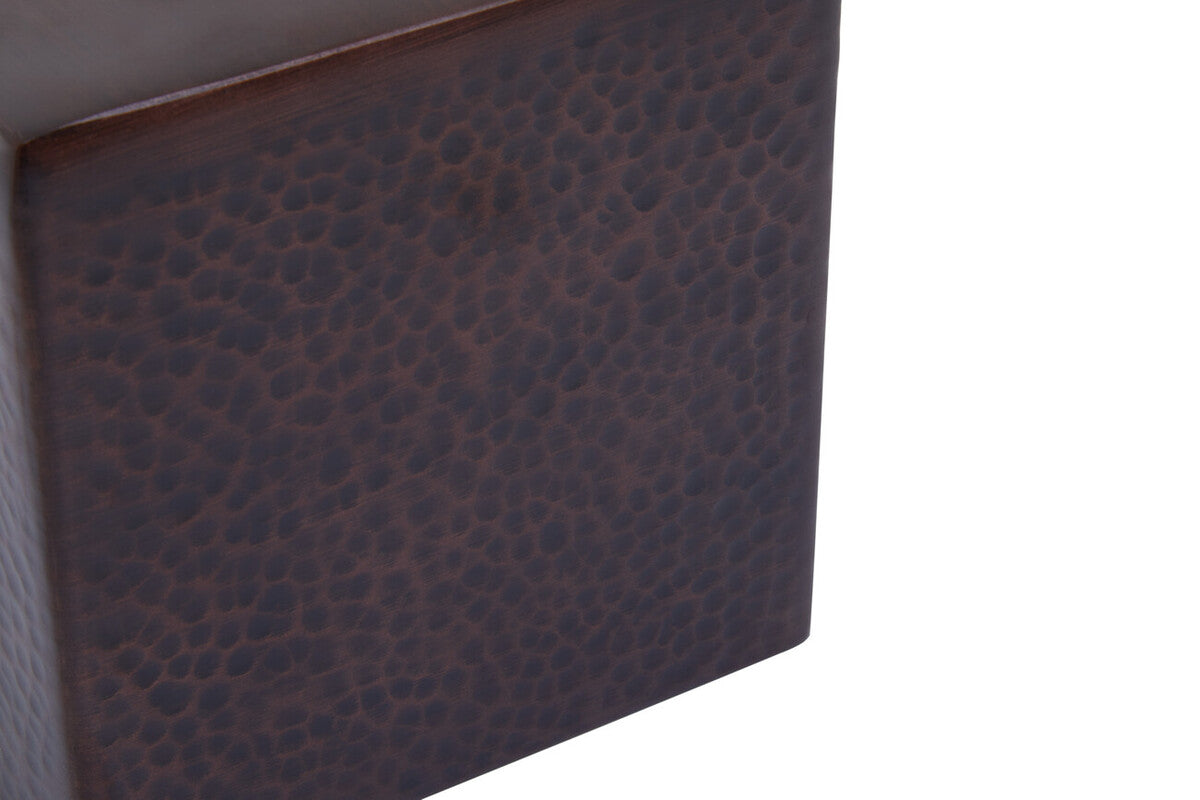Allegra Bronze Finish Tissue Box