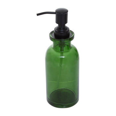 Allegra Kiara Green Glasss Soap Dispenser