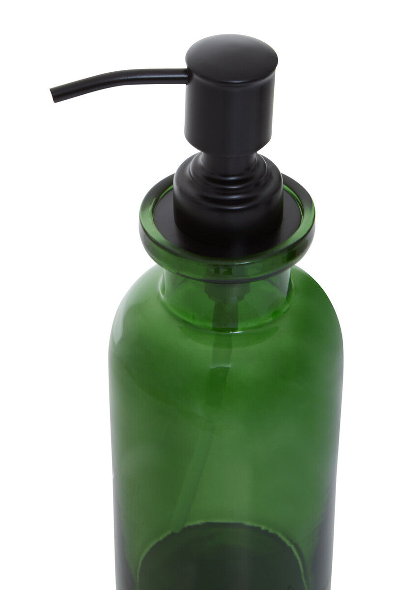 Allegra Kiara Green Glasss Soap Dispenser