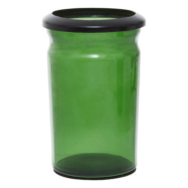 Allegra Kiara Green Glass Bathroom Glass Tumbler