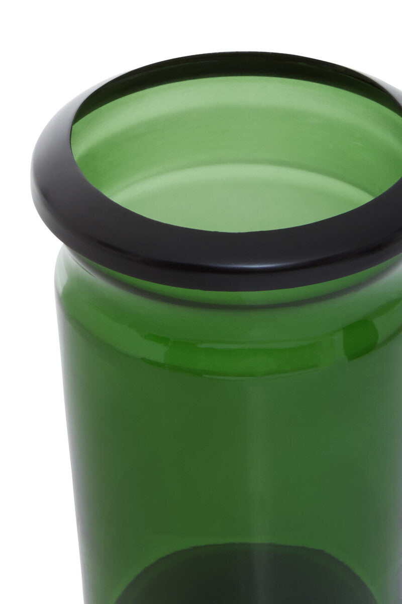 Allegra Kiara Green Glass Bathroom Glass Tumbler
