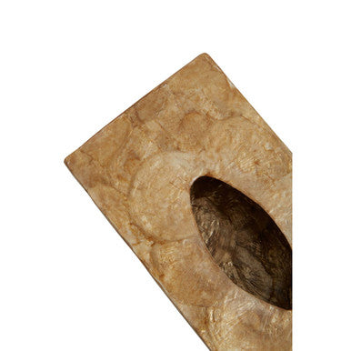 Palu Beige Seashell Tissue Box