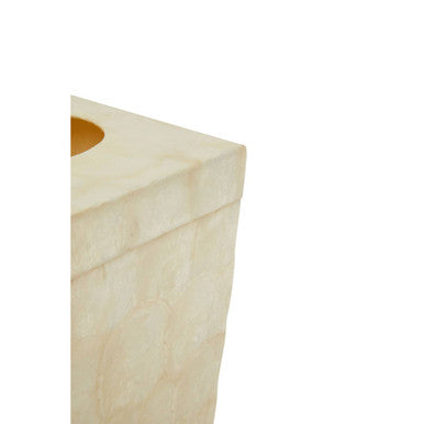 Palu White Shell Square Tissue Box - Image 8