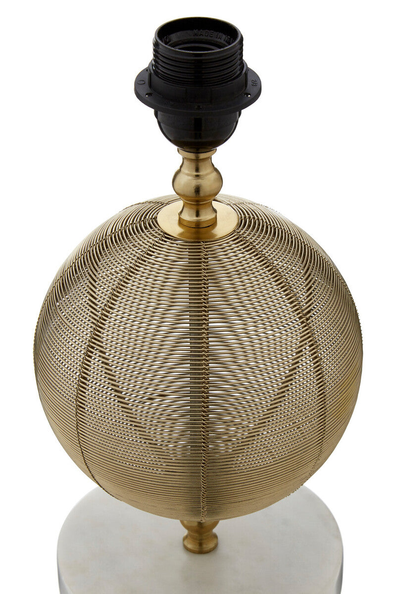 Melora Round Gold Finish Table Lamp
