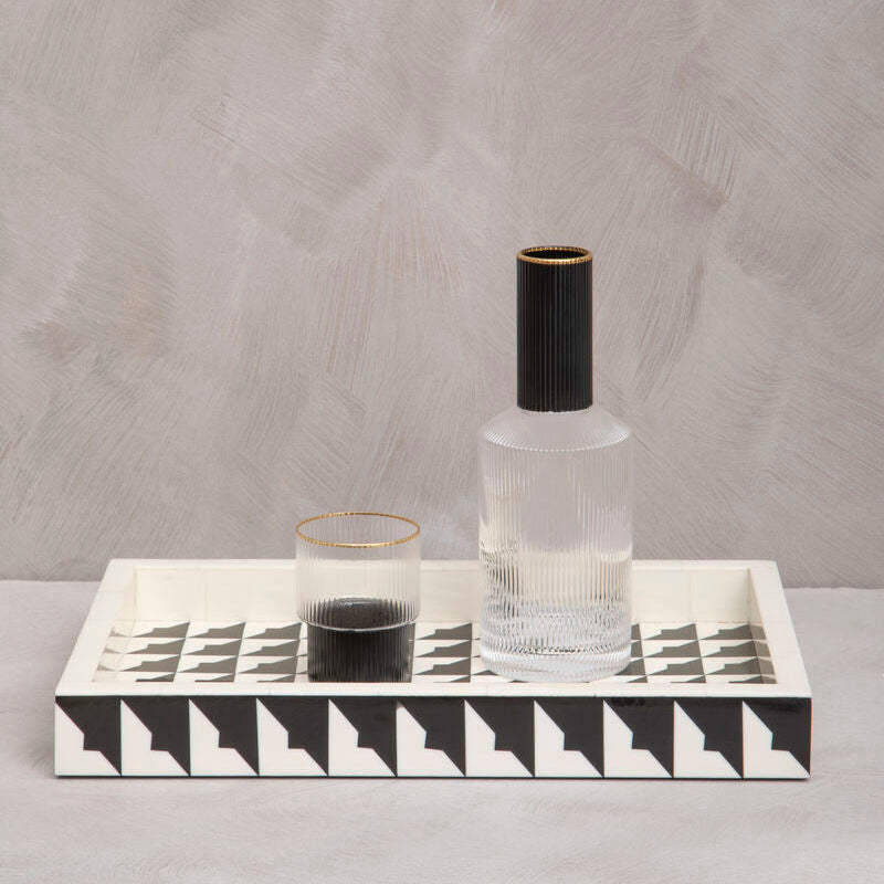 Davino Black And White Tray - Image 2