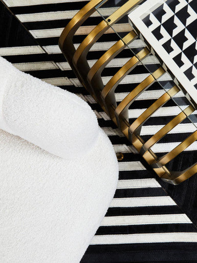 Davino Black And White Tray