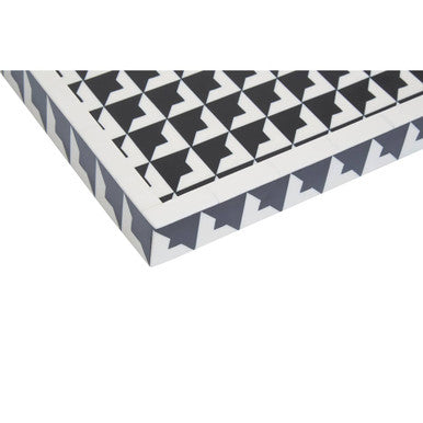Davino Black And White Tray