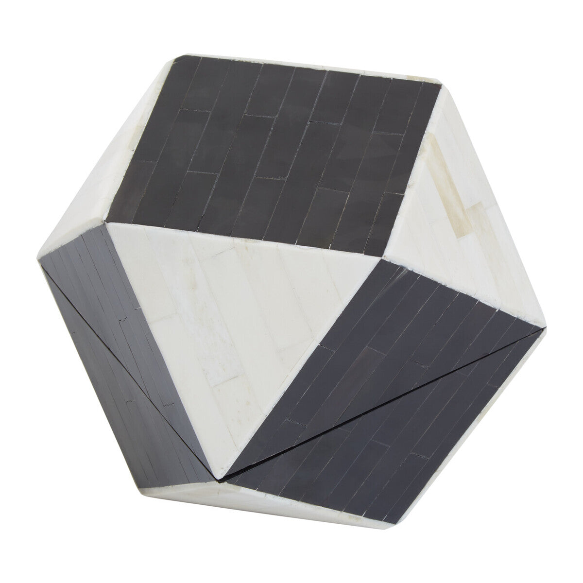Donato Black and White Small Trinket Box