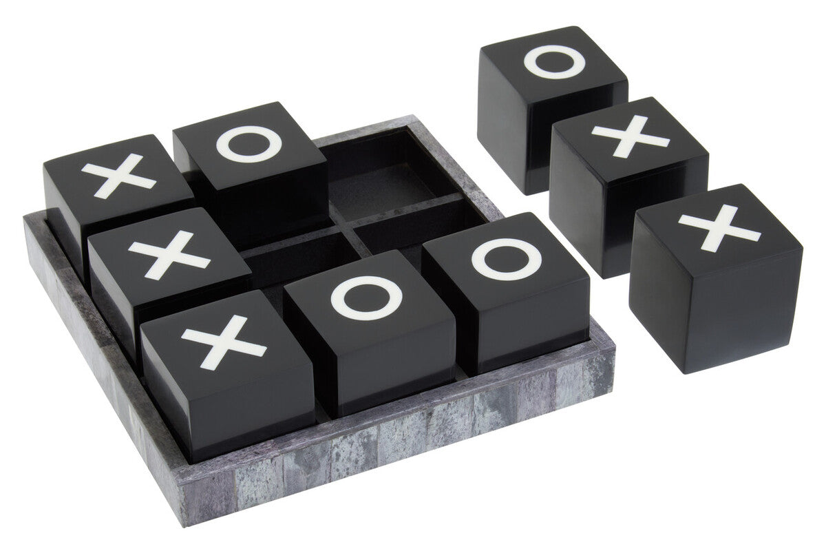 Churchill Games Grey Bone Noughts and Crosses