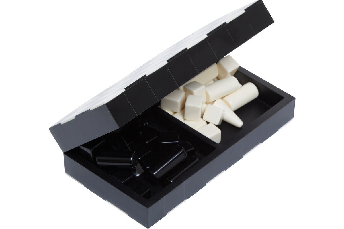 Churchill Games Small Black and White Foldable Chess Set