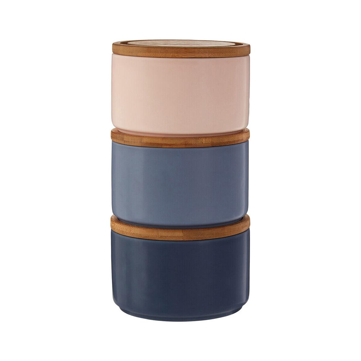 Fenwick Set of 3 Stacking Canisters