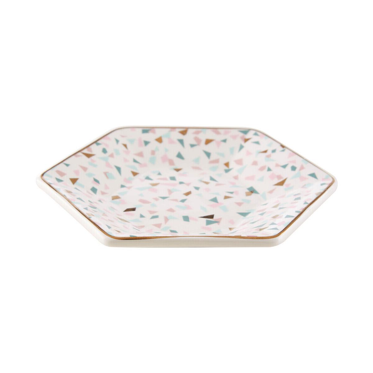 Yuki Terrazzo Pattern Dinner Plate