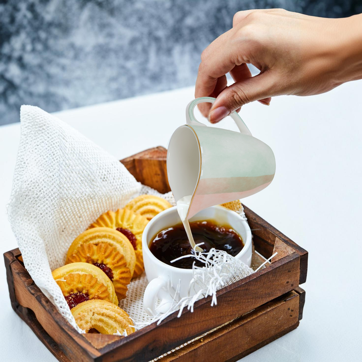 Colour Of Paradise Sugar Pot And Creamer