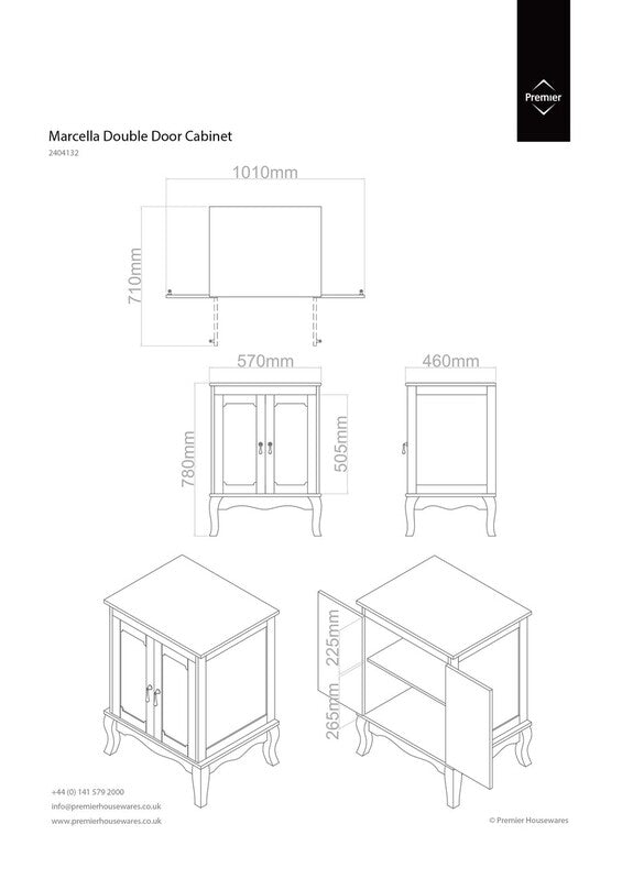 Marcella Double Door Cabinet
