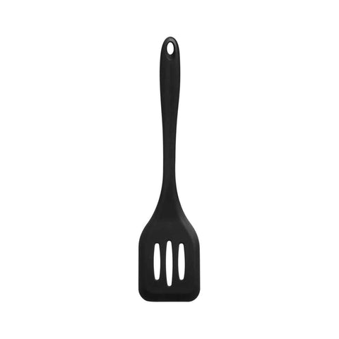 Zing Black Silicone Slotted Turner