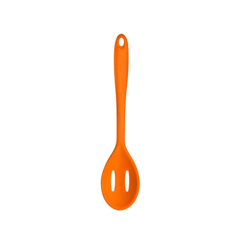 Zing Orange Silicone Slotted Spoon