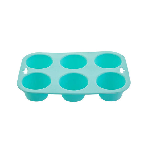 Zing Pastel Green 6 Cup Muffin Mould