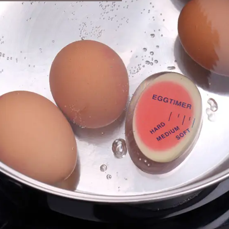 Bianco Red Resin Egg Timer - Image 2