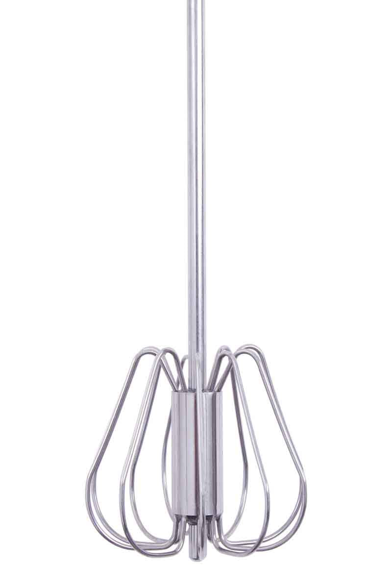 Zamin Press And Spin Stainless Steel 35cm Whisk
