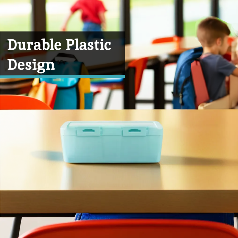 Grub Tub Mint Green 2 Section Lunch Box