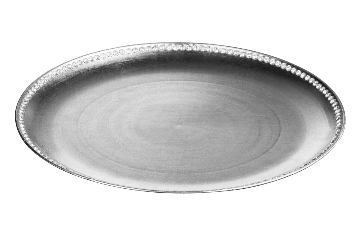 Radiance Silver Decorative Charger Plate - image 7