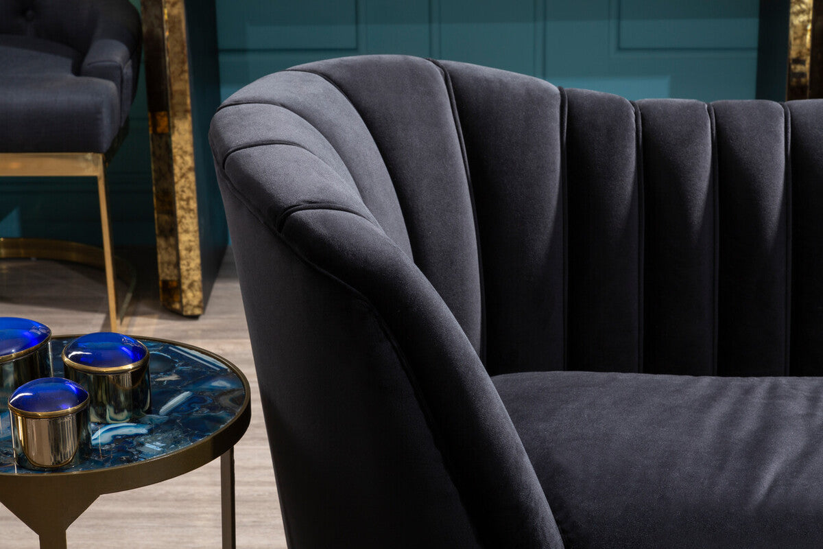 Vizzini Round Agate Side Table - Image 10