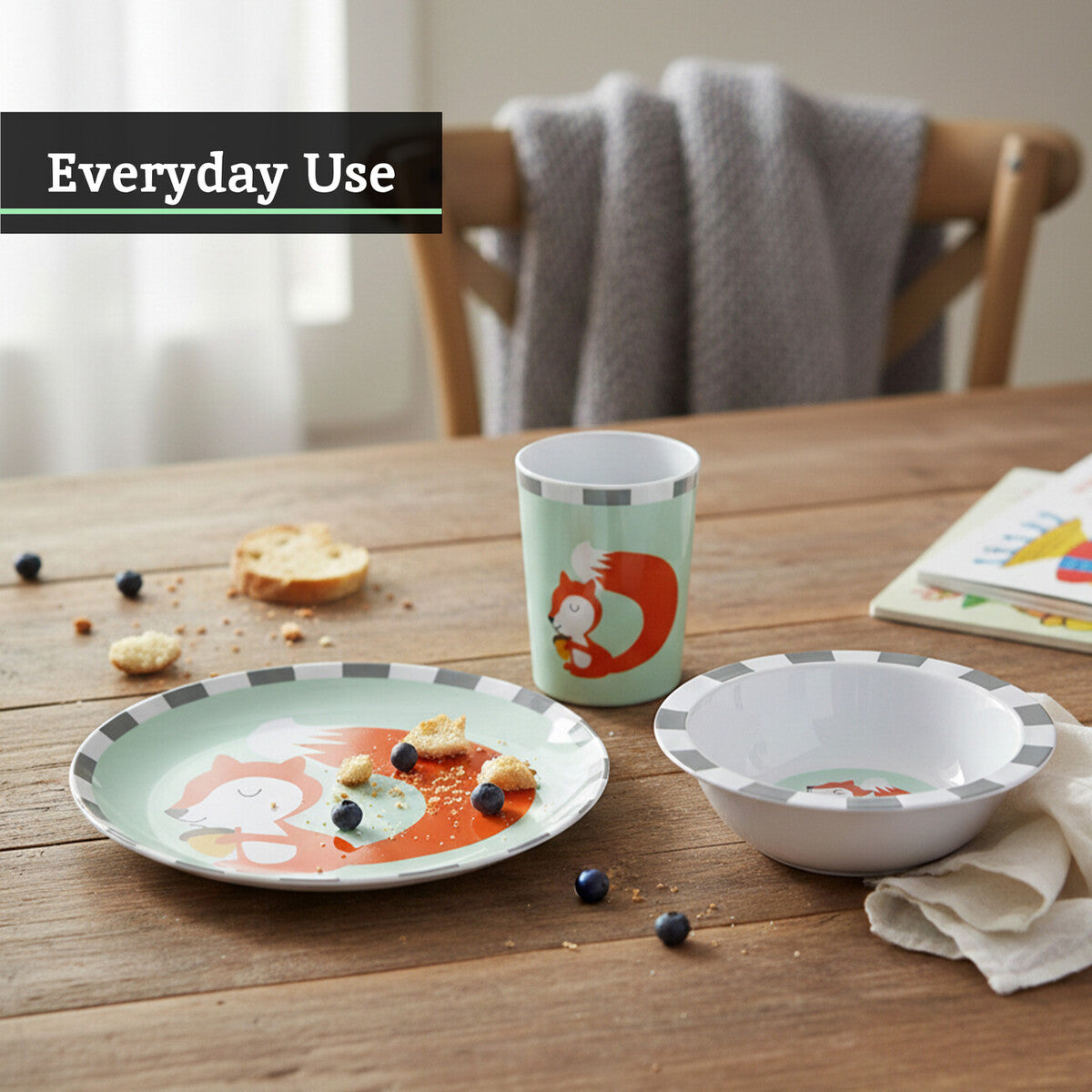 Mimo Kids Susie Squirrel Dinner Set