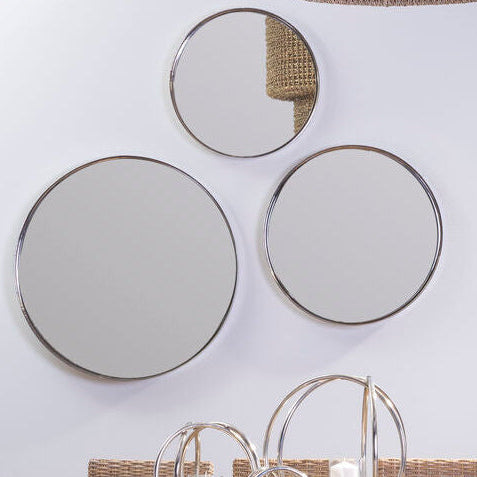 Leonov Medium Nickel Finish Wall Mirror - Image 2