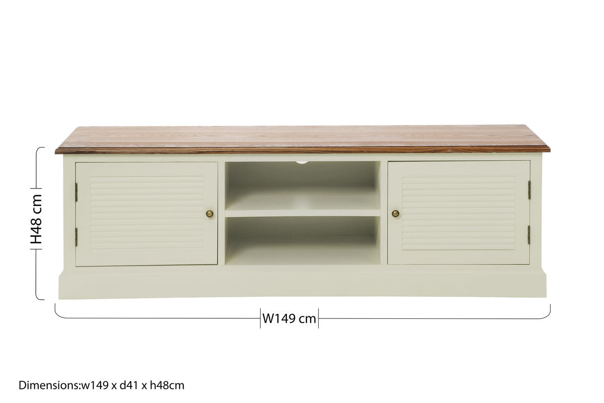 Dorset Cream Media Unit