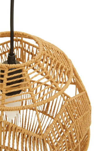 Jaya natural Paper Rope Pendant Lamp