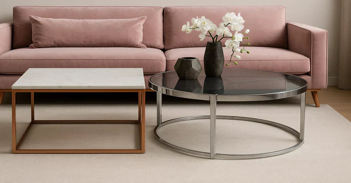 Round Coffee Tables vs Square Coffee Tables