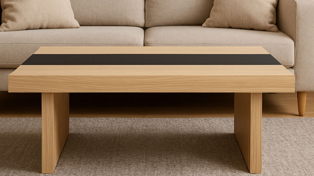 Stunning Wood Coffee Table