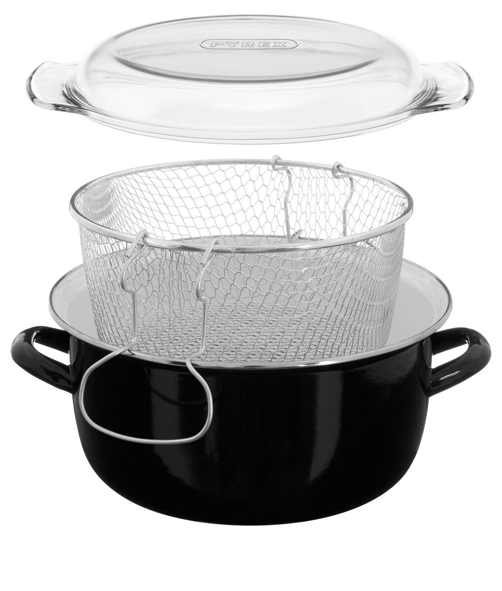 Telo Black Deep Fryer