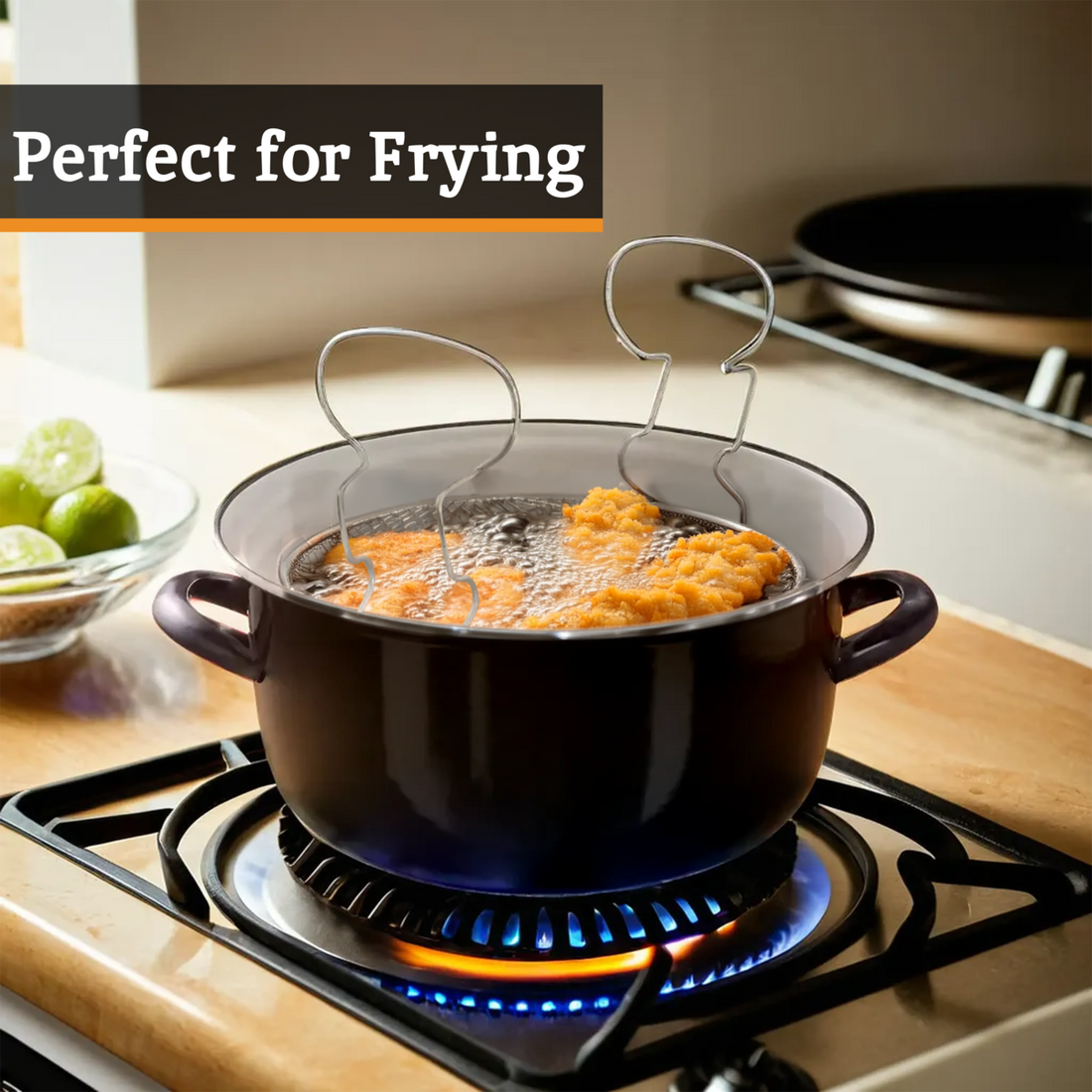 Telo Black Deep Fryer