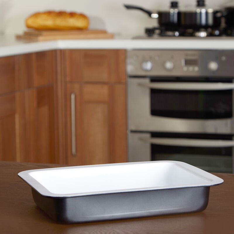 Ecocook Black Rectangular Roasting Dish