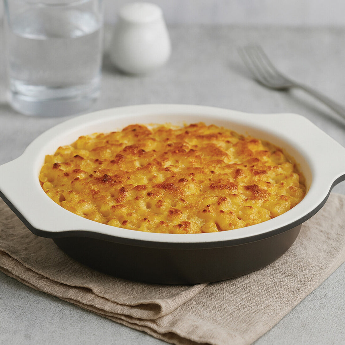 Ecocook Black Round 27cm Baking Dish with Handles