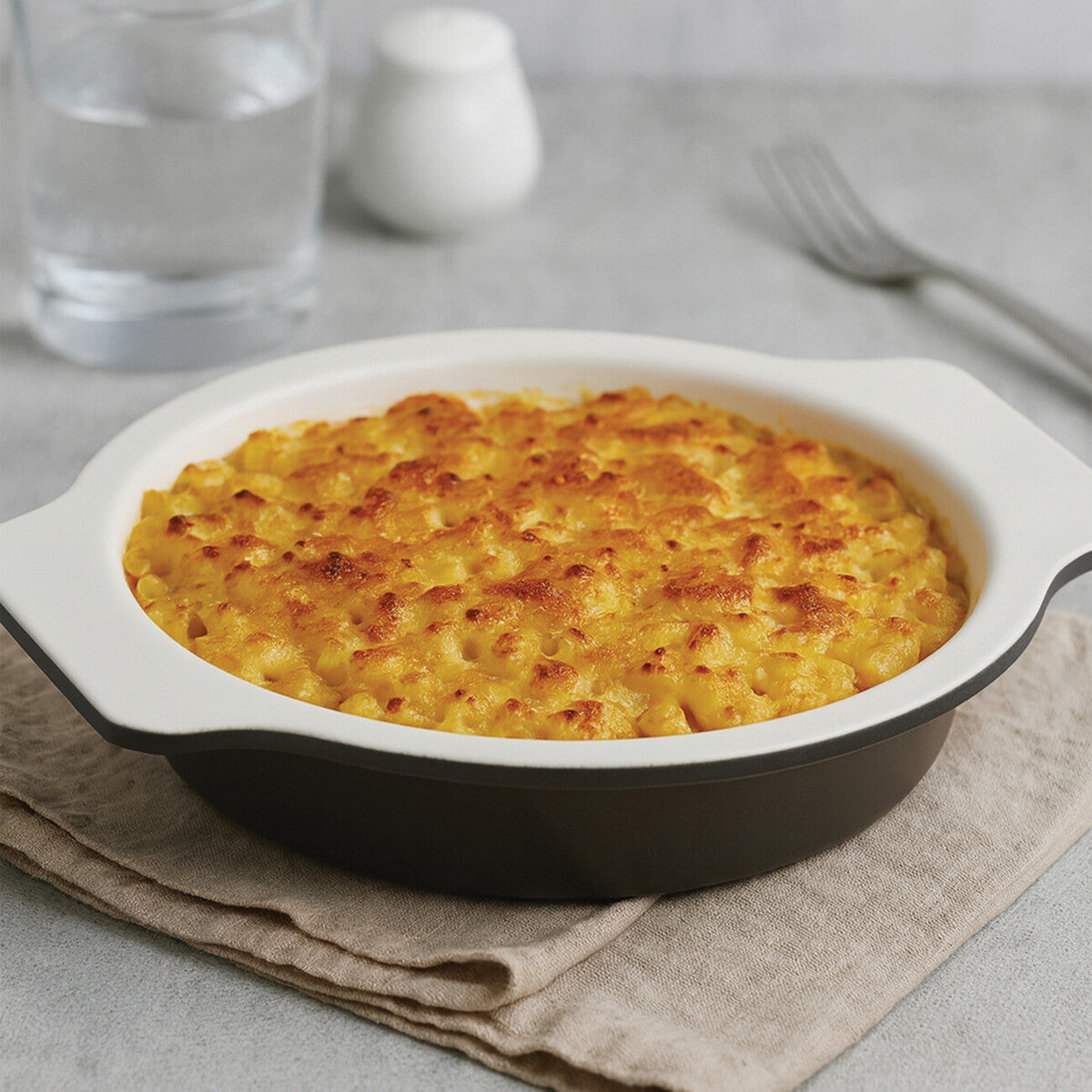 Ecocook Black Round 27cm Baking Dish with Handles