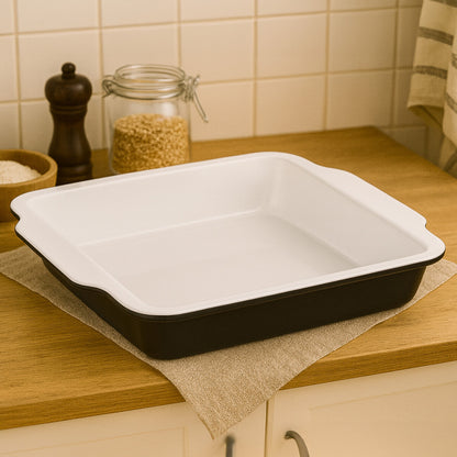 Ecocook Black Baking Dish With Handles
